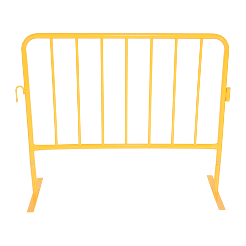 Steel Crowd Control Interlocking Barrier with Curved Feet – 48 in