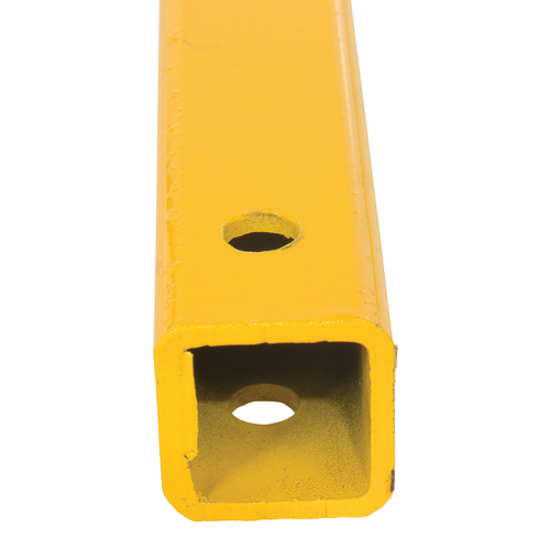 Steel Square Safety Handrail Connection Tubing 96 In.