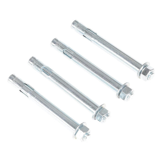 Steel Pipe Bollard Anchor Bolts 4 Pack 3/4 In. x 6 In. for Concrete