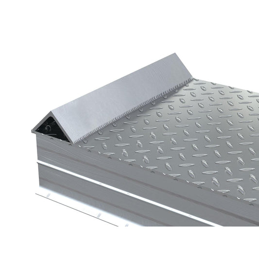 Aluminum Tread Plate Wheel Risers with Roll-Off Guard