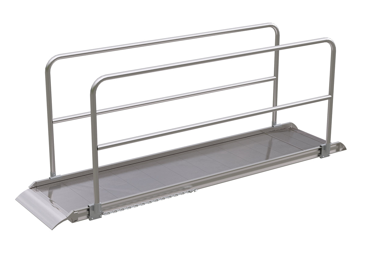 Aluminum Walk Ramp — AWR Series — 28-In Width