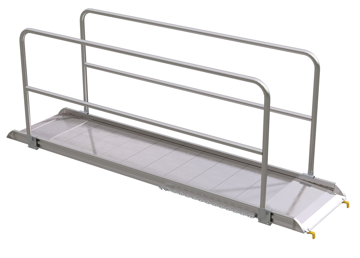 Aluminum Walk Ramp — AWR Series — 28-In Width