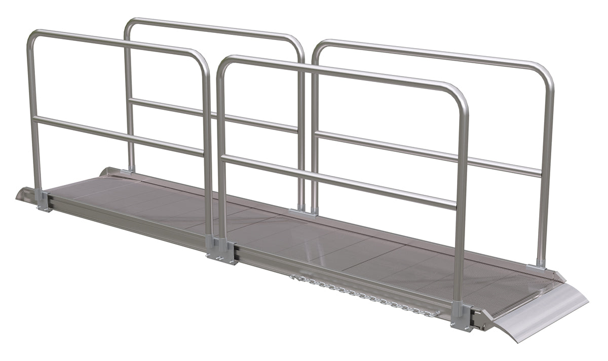 Aluminum Walk Ramp — AWR Series — 28-In Width