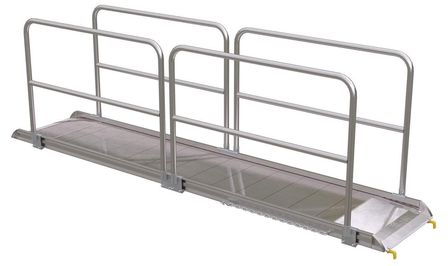 Aluminum Walk Ramp — AWR Series — 28-In Width