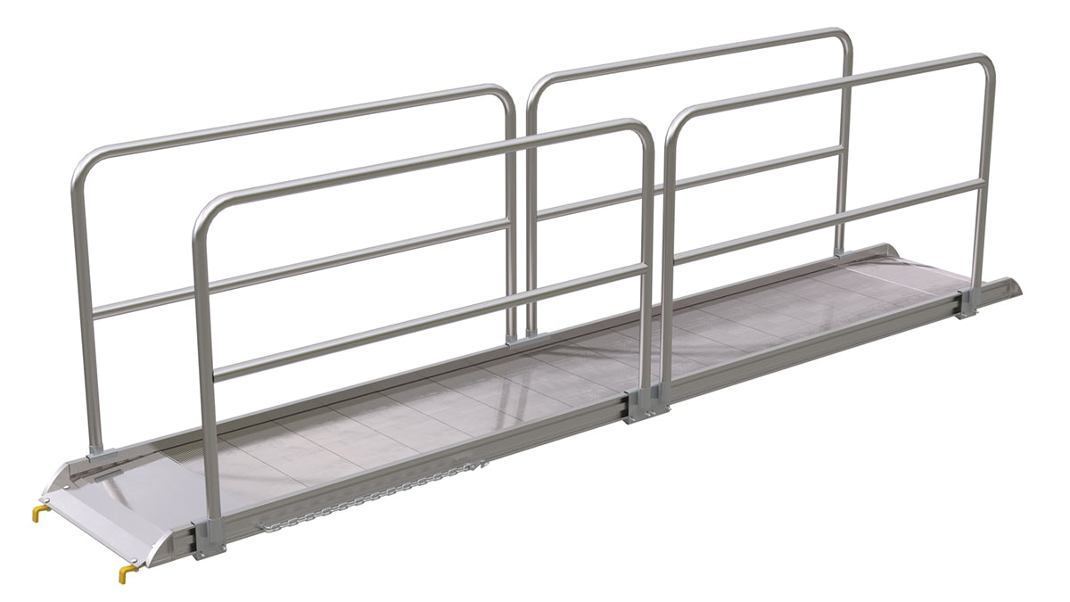 Aluminum Walk Ramp — AWR Series — 28-In Width
