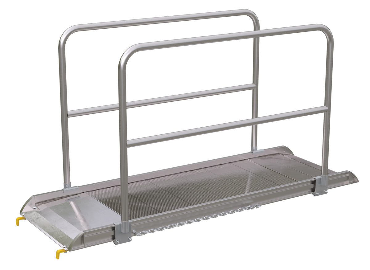 Aluminum Walk Ramp — AWR Series — 28-In Width