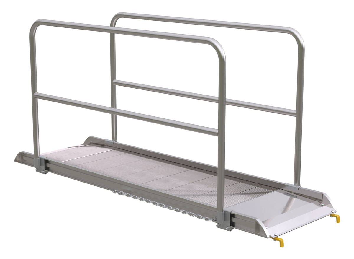 Aluminum Walk Ramp — AWR Series — 28-In Width