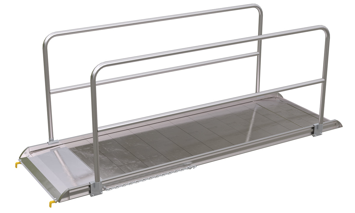 Aluminum Walk Ramp — AWR Series — 38-In Width