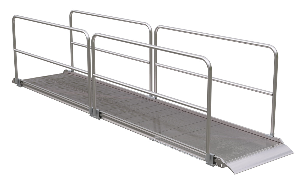 Aluminum Walk Ramp — AWR Series — 38-In Width