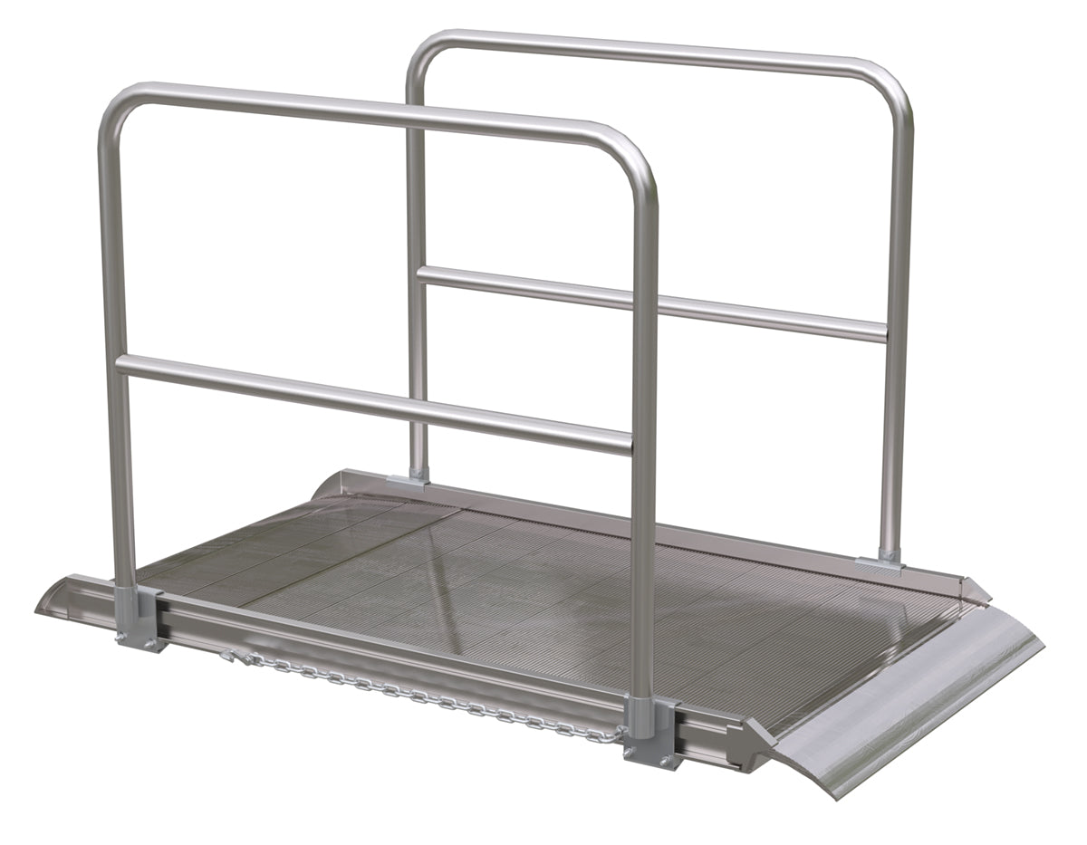 Aluminum Walk Ramp — AWR Series — 38-In Width