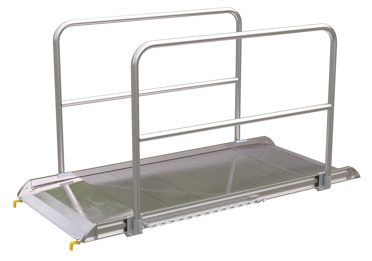 Aluminum Walk Ramp — AWR Series — 38-In Width