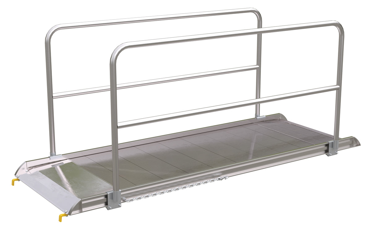 Aluminum Walk Ramp — AWR Series — 38-In Width