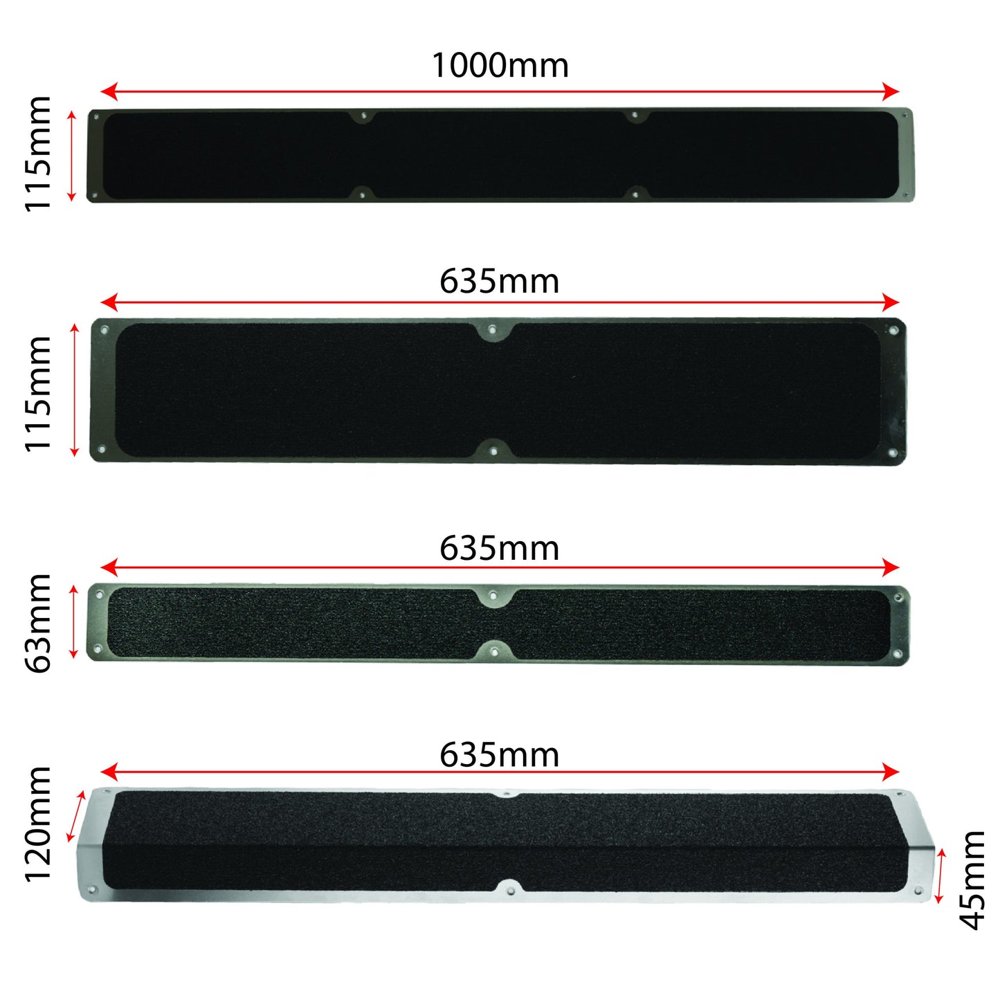 Bolt Down Anti-Slip Plates