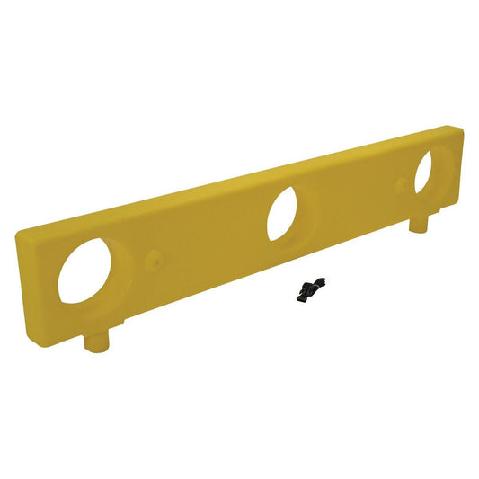 Polyethylene With UV Stabilizer Barricade Height Extension - 70 In. x 4-3/4 In. x 15-1/8 In.