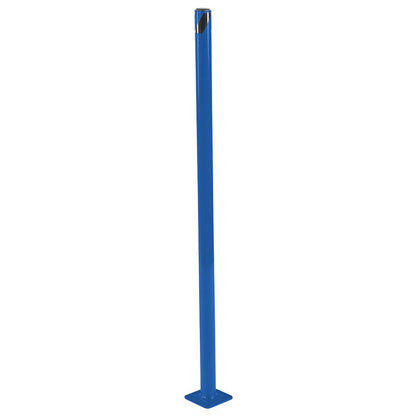 Steel Pipe Safety Bollard 42 In. x 1-3/4 In. - Base Plate Mounted