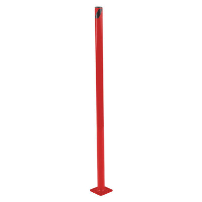 Steel Pipe Safety Bollard 42 In. x 1-3/4 In. - Base Plate Mounted
