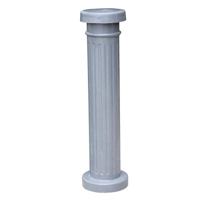 Aluminum Decorative Bollard 43-1/2 In. x 5-1/2 In. Silver