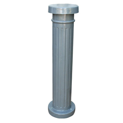 Aluminum Decorative Bollard 43-1/2 In. x 5-1/2 In. Silver