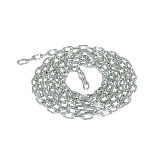 Galvanized Steel Safety Chain - 6 ft and 15 ft Lengths