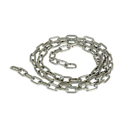 Galvanized Steel Safety Chain - 6 ft and 15 ft Lengths
