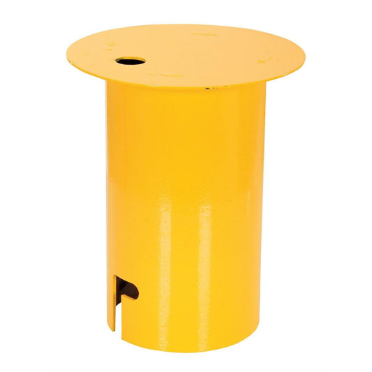 Steel Removable Bollard Sleeve Cover 8 In. x 8 In. x 9-13/16 In.