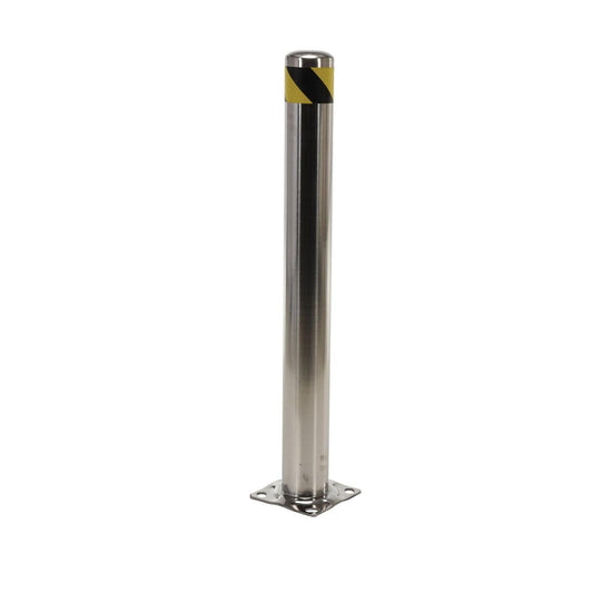 Stainless Steel Pipe Safety Bollard 42 In. x 4-1/2 In.