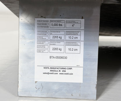 Aluminum Truck Dockboard - Welded Aluminum Curbs