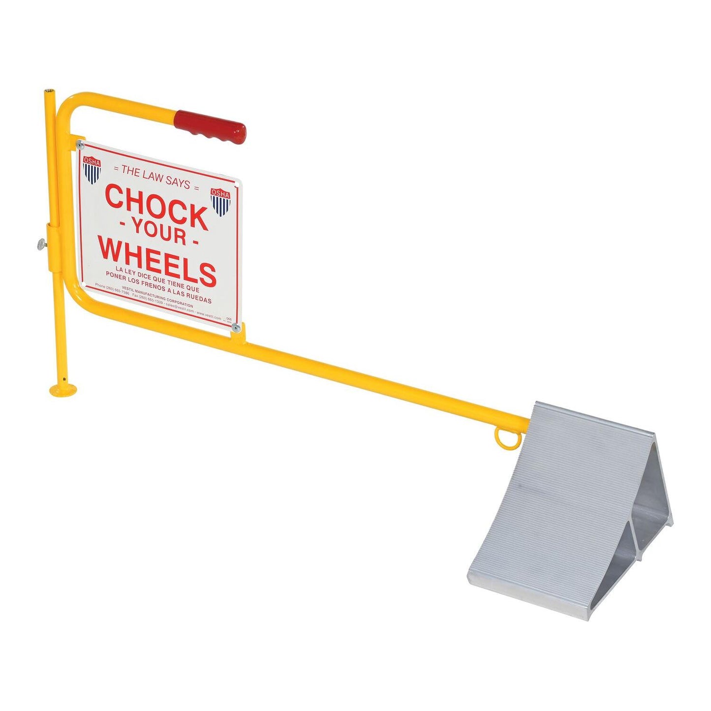 Aluminum Wheel Chocks – With Signs