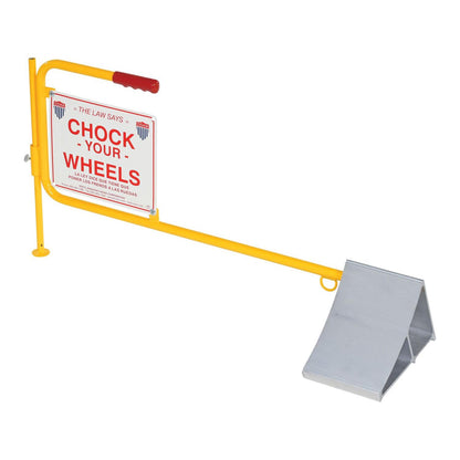Aluminum Wheel Chocks – With Signs