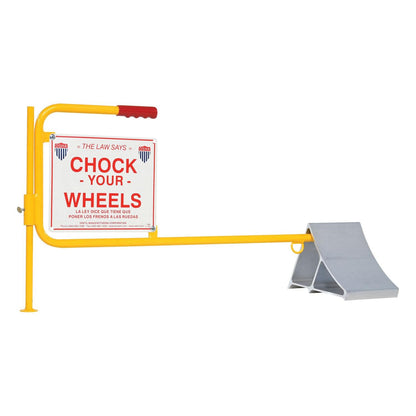 Aluminum Wheel Chocks – With Signs