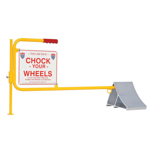 Aluminum Wheel Chocks – With Signs