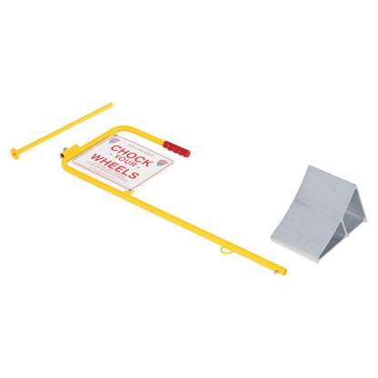 Aluminum Wheel Chocks – With Signs