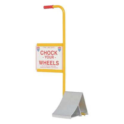Aluminum Wheel Chocks – With Signs