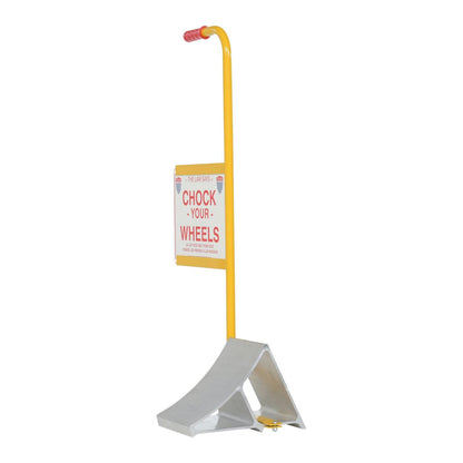 Aluminum Wheel Chocks – With Signs