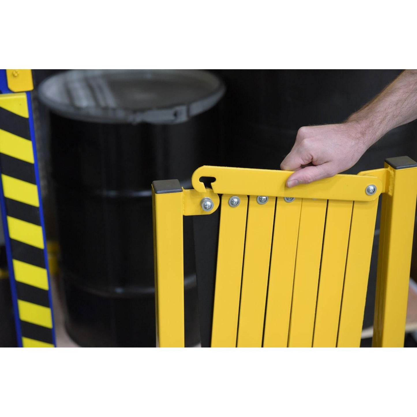 Steel Expand-A-Gate with Casters 144 In. Length