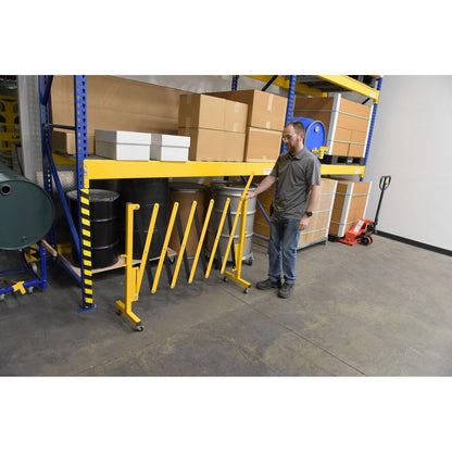 Steel Expand-A-Gate with Casters 144 In. Length