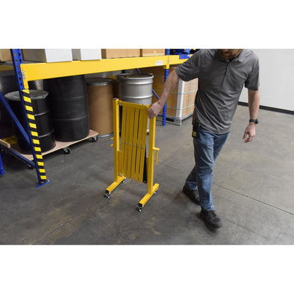 Steel Expand-A-Gate with Casters 144 In. Length