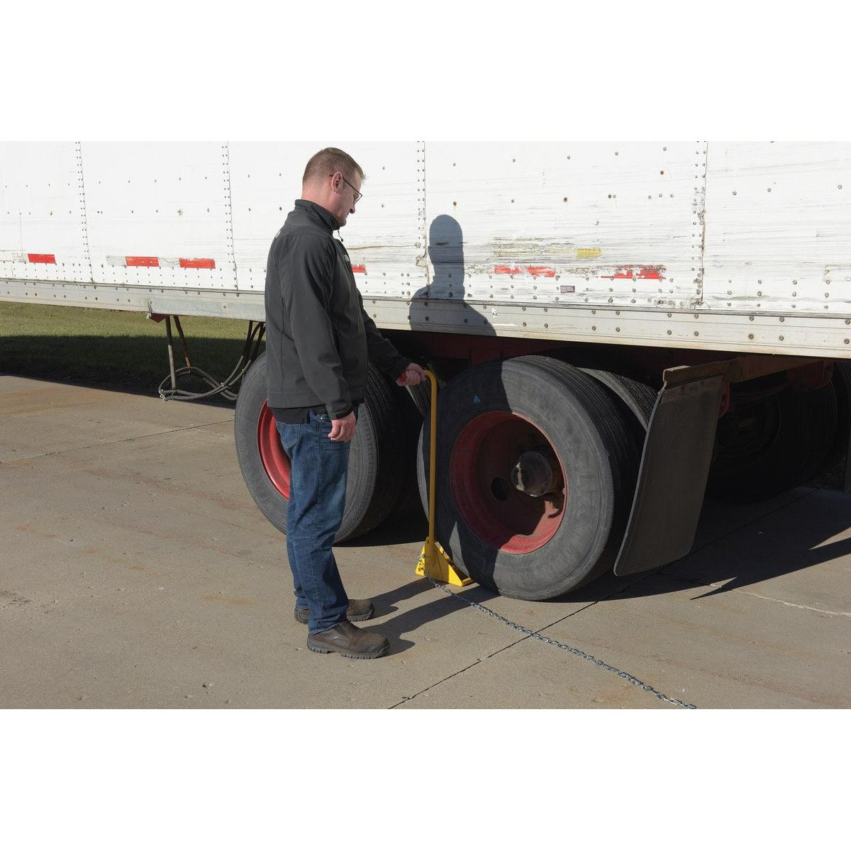 Fabricated Steel Ergo-Handle Wheel Chocks