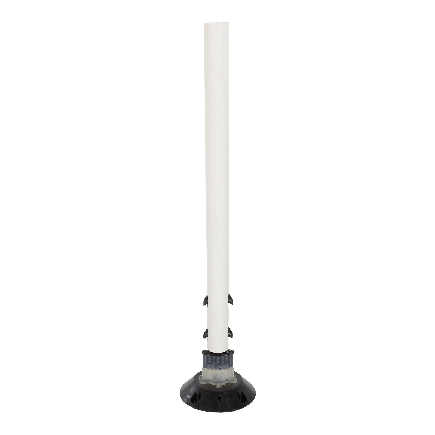 Tubular Sign Post with Base – Flexible Permanent Posts for Safety and Durability