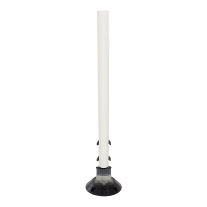 Tubular Sign Post with Base – Flexible Permanent Posts for Safety and Durability