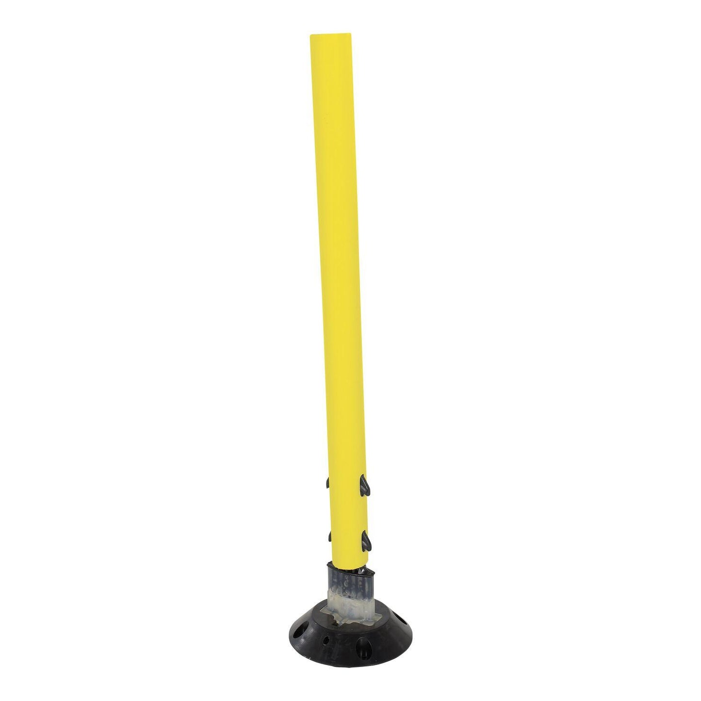 Tubular Sign Post with Base – Flexible Permanent Posts for Safety and Durability