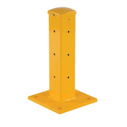 Steel Rigid Tube Post – Drop-In Style for 3 Ribbed Guard Rails