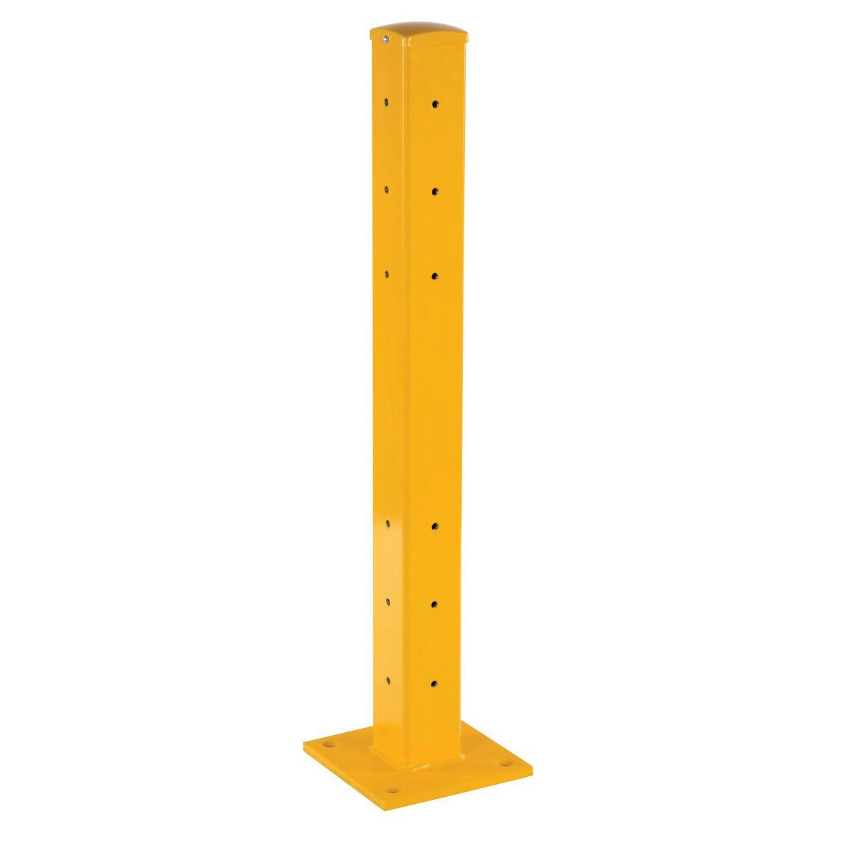 Steel Rigid Tube Post – Drop-In Style for 3 Ribbed Guard Rails