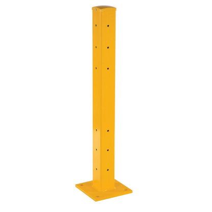 Steel Rigid Tube Post – Drop-In Style for 3 Ribbed Guard Rails