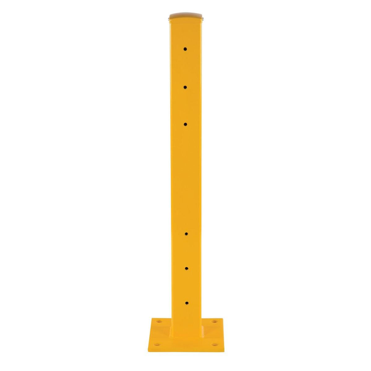 Steel Rigid Tube Post – Drop-In Style for 3 Ribbed Guard Rails