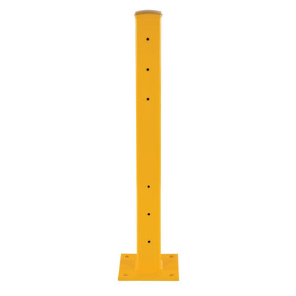 Steel Rigid Tube Post – Bolt-On Style for 3 Ribbed Guard Rails