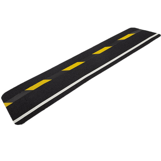 Hazard & Glow-in-the-Dark Stripe Anti-Slip Floor Treads (6″ × 24″)