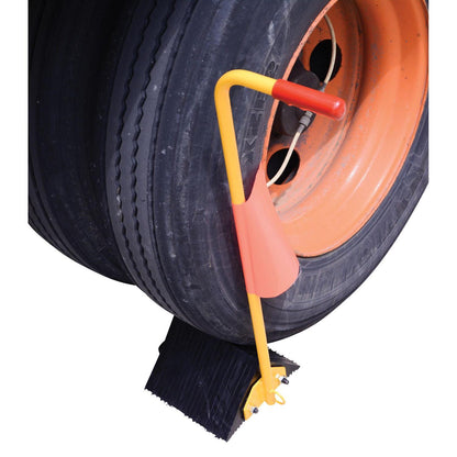 Laminated Rubber Ergo-Handle Wheel Chocks