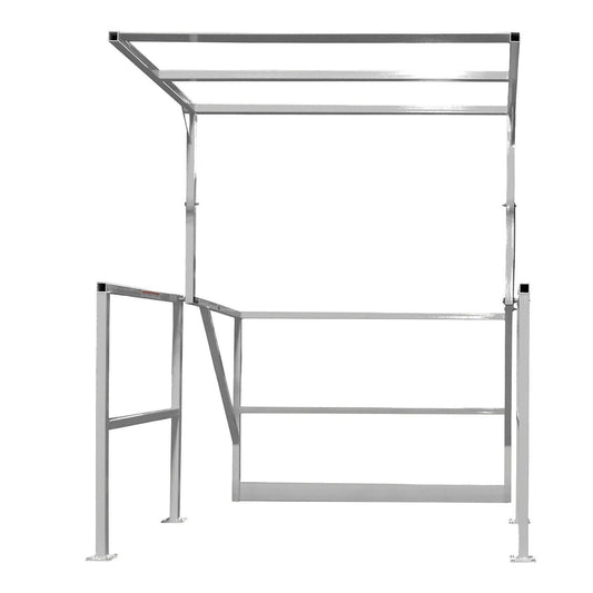 Aluminum Mezzanine Safety Gate – Silver Finish