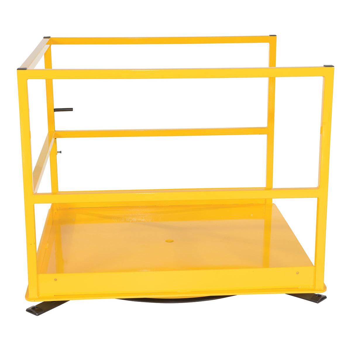 Rotating Mezzanine Safety Gate System